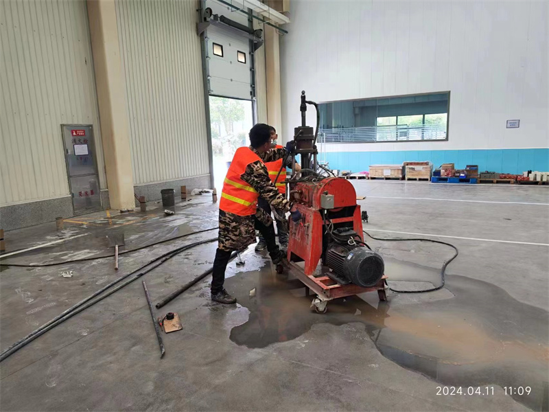 黄陂厂房地面下沉塌陷注浆加固施工